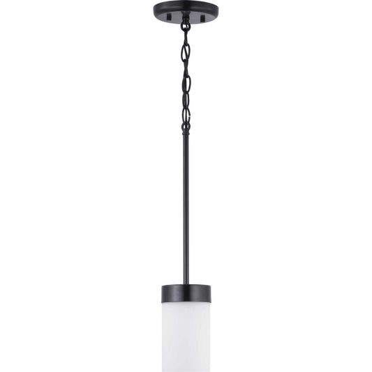 Elevate One Light Mini-Pendant in Black