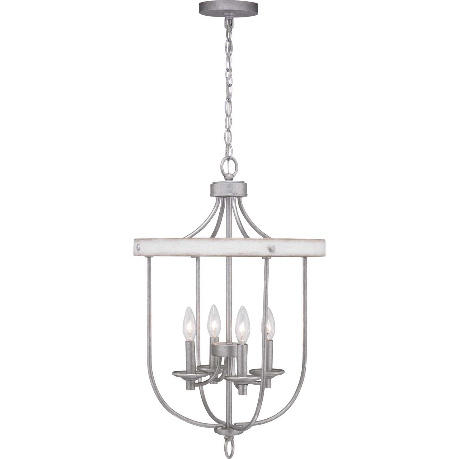 Progress Lighting - P500157-141 - Four Light Foyer Pendant - Gulliver - Galvanized