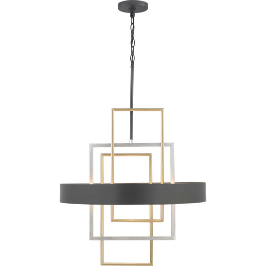 Adagio Six Light Pendant in Black