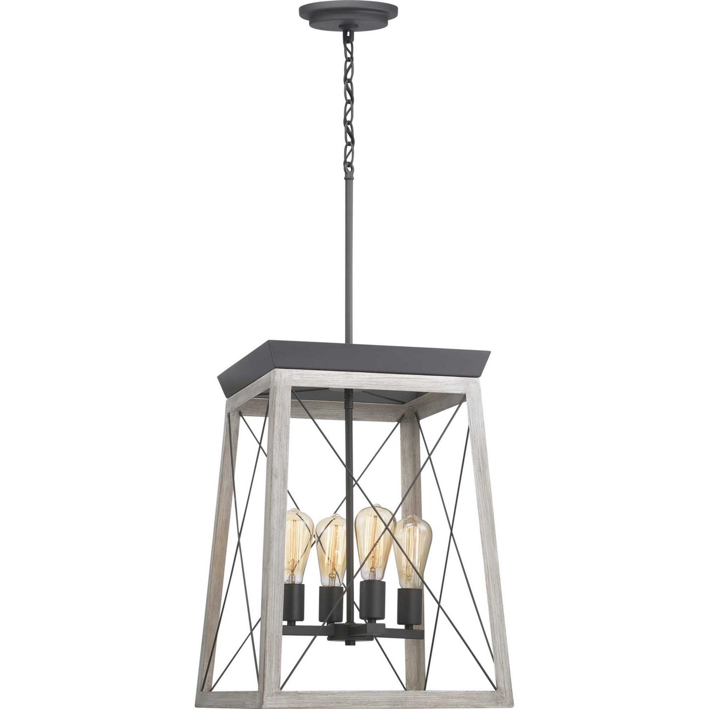 Briarwood Four Light Foyer Pendant in Graphite