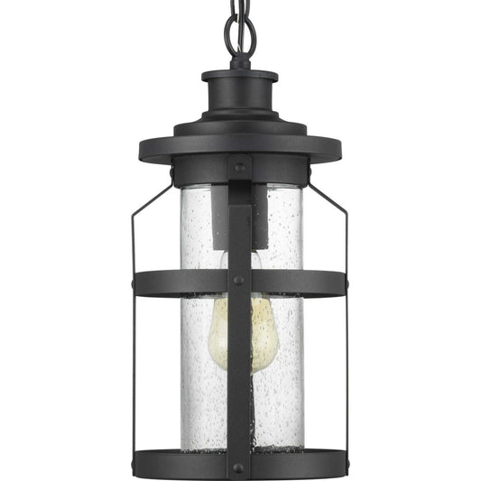 Haslett One Light Hanging Lantern in Black