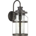 Progress Lighting - P560096-103 - One Light Wall Lantern - Haslett - Antique Pewter