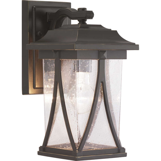 Abbott One Light Wall Lantern in Antique Bronze