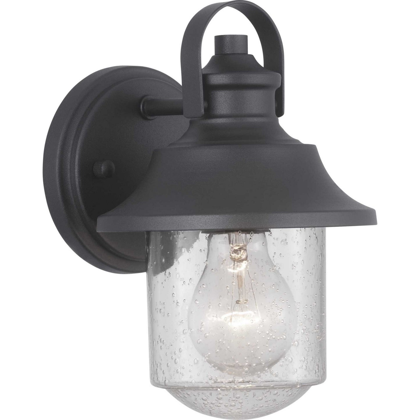 Weldon One Light Wall Lantern in Black