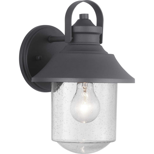 Weldon One Light Wall Lantern in Black