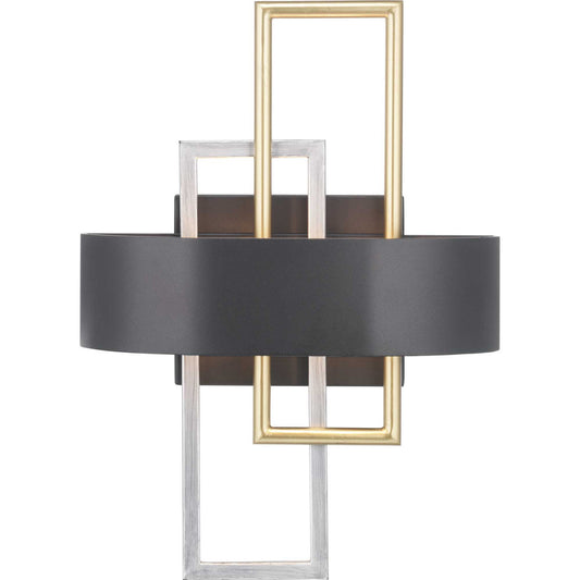 Adagio Two Light Wall Sconce in Black