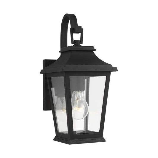 Warren One Light Lantern in Textured Black