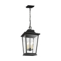 Warren Four Light Lantern in Textured Black
