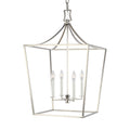 Southold Four Light Lantern in Polished Nickel