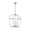 Stonington Four Light Lantern in Antique Gild