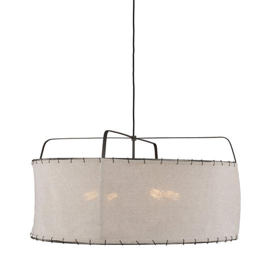 Dunne Four Light Pendant in Aged Iron