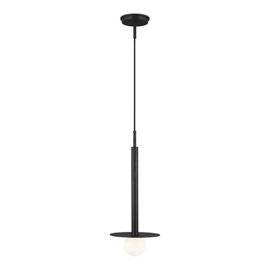 Nodes One Light Pendant in Midnight Black