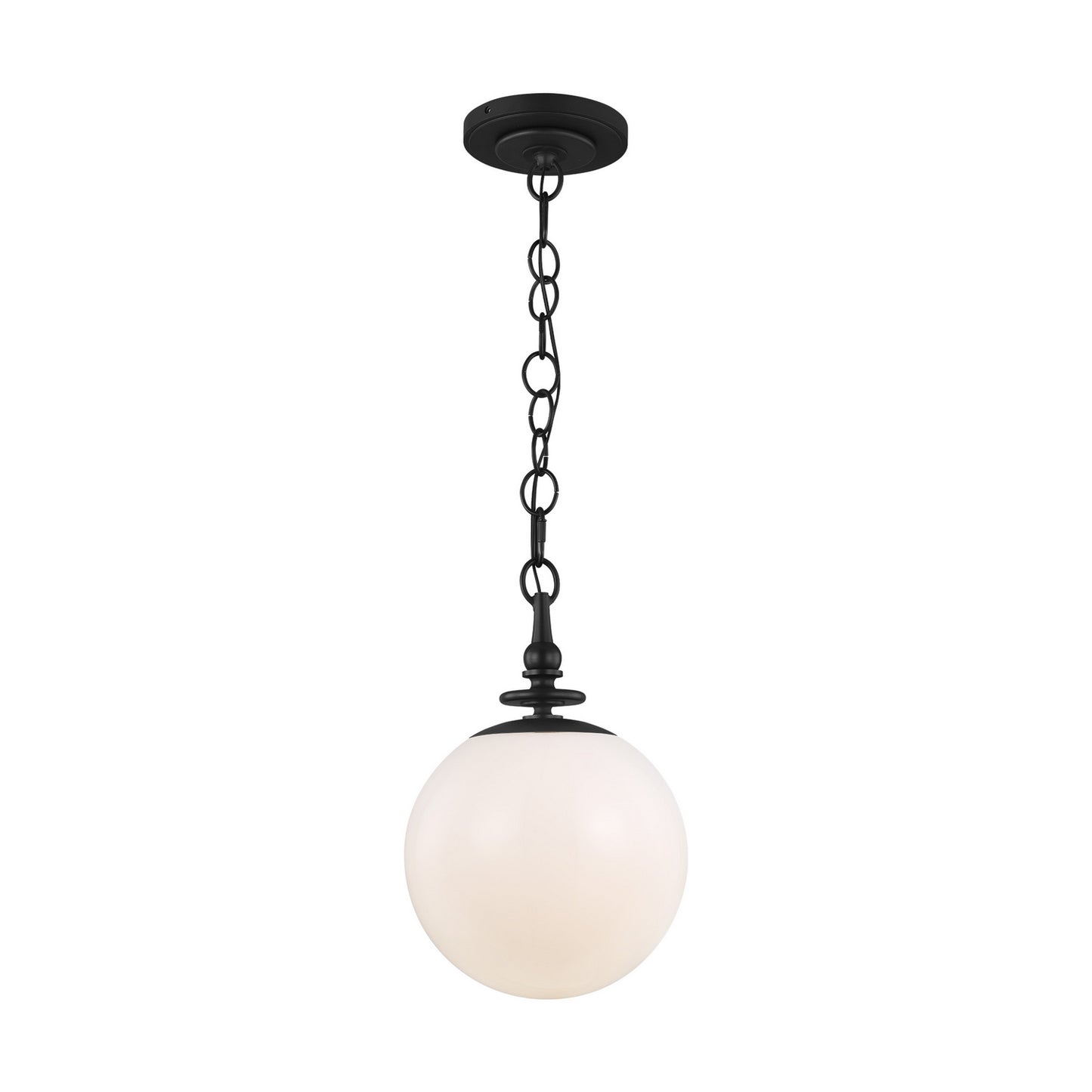 Capri One Light Pendant in Aged Iron