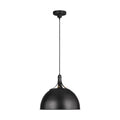 Logan One Light Pendant in Aged Iron