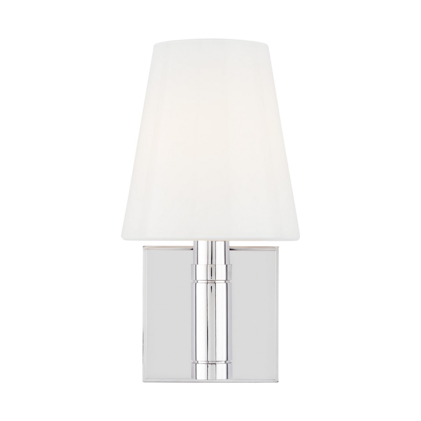 Beckham Classic One Light Wall Sconce in Polished Nickel