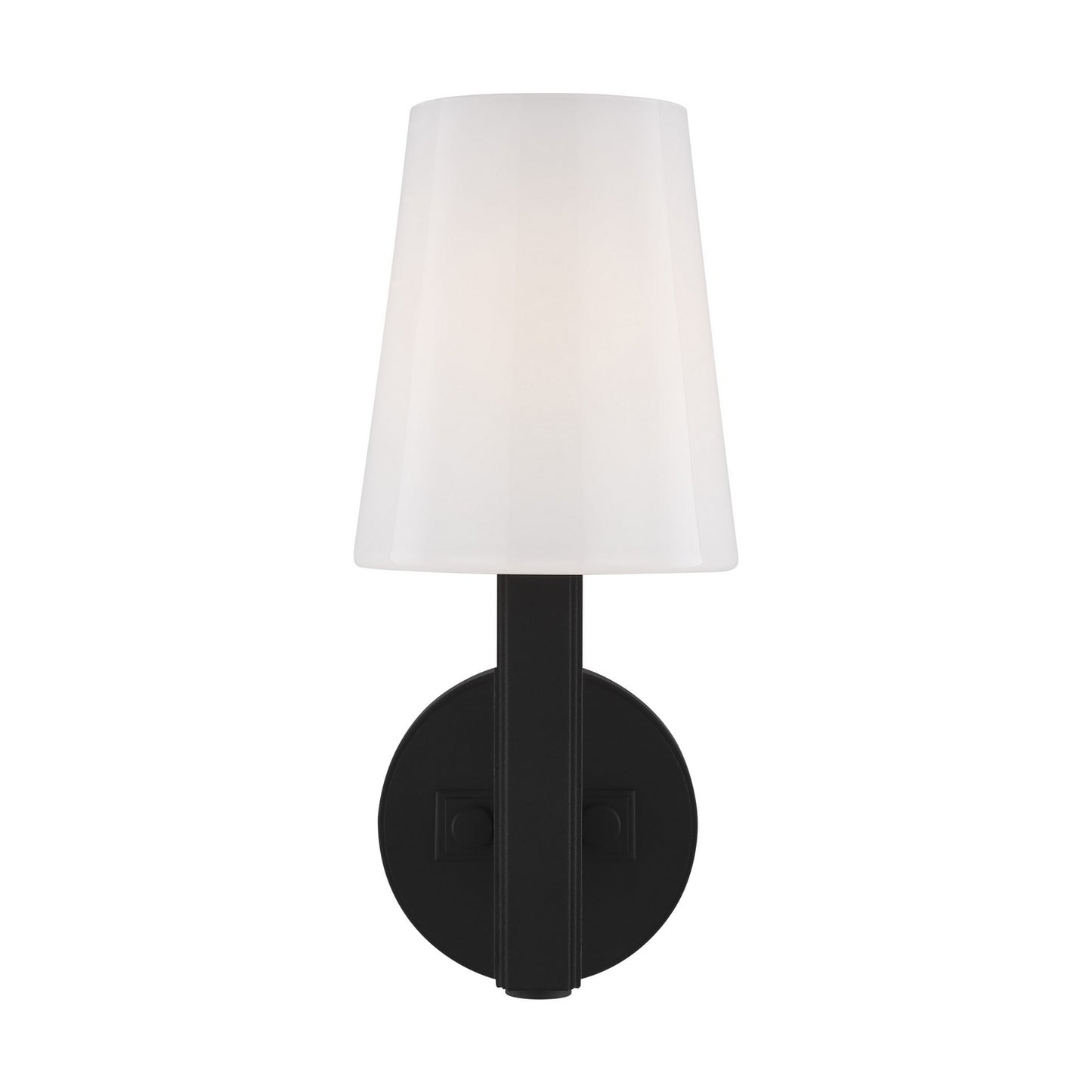 Logan One Light Wall Sconce in Aged Iron
