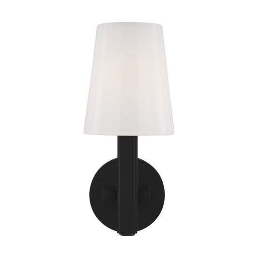 Logan One Light Wall Sconce in Aged Iron