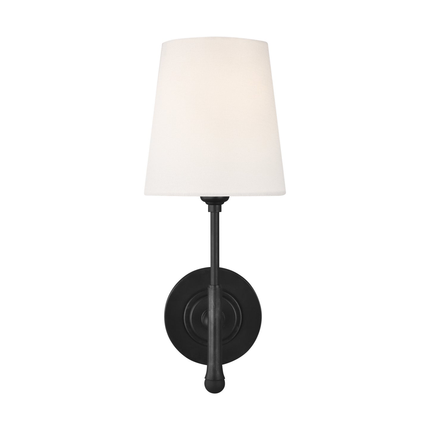 Capri One Light Wall Sconce in Aged Iron