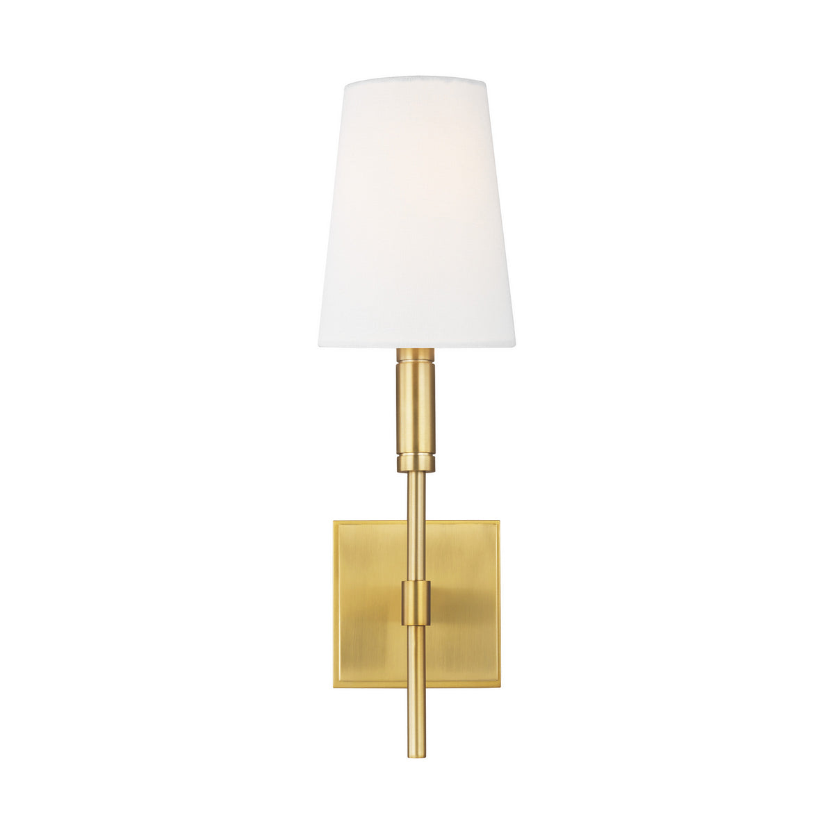 Beckham Classic One Light Wall Sconce in Burnished Brass