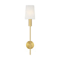 Beckham Modern One Light Wall Sconce in Burnished Brass