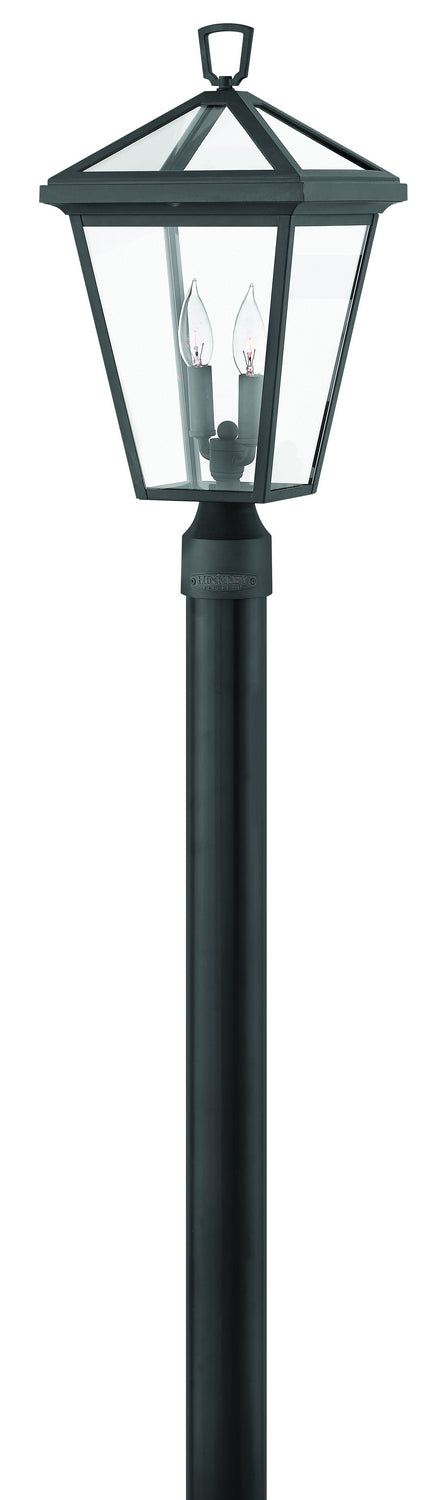 Alford Place LED Post Top or Pier Mount Lantern in Museum Black