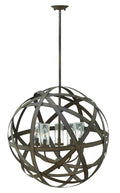 Carson LED Chandelier in Vintage Iron