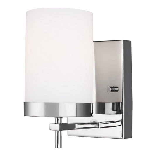 Zire One Light Wall / Bath Sconce in Chrome