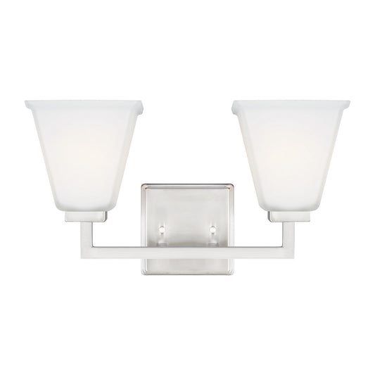 Generation Lighting - 4413702-962 - Two Light Wall / Bath - Ellis Harper - Brushed Nickel