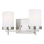 Zire Two Light Wall / Bath in Brushed Nickel