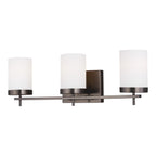 Zire Three Light Wall / Bath in Brushed Oil Rubbed Bronze