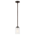 Generation Lighting - 6137301-710 - One Light Mini-Pendant - Elmwood Park - Bronze