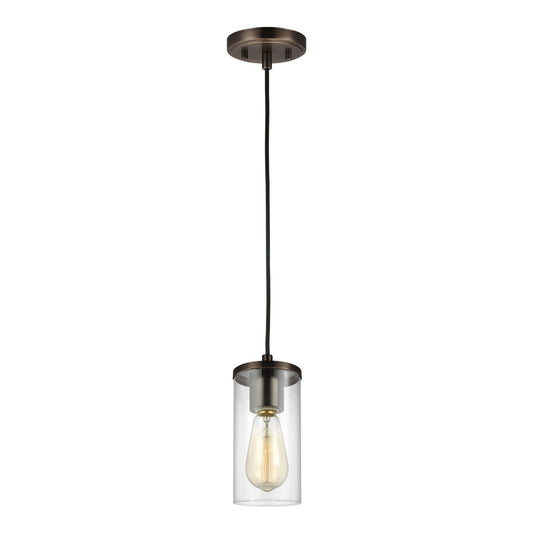 Zire One Light Mini-Pendant in Brushed Oil Rubbed Bronze