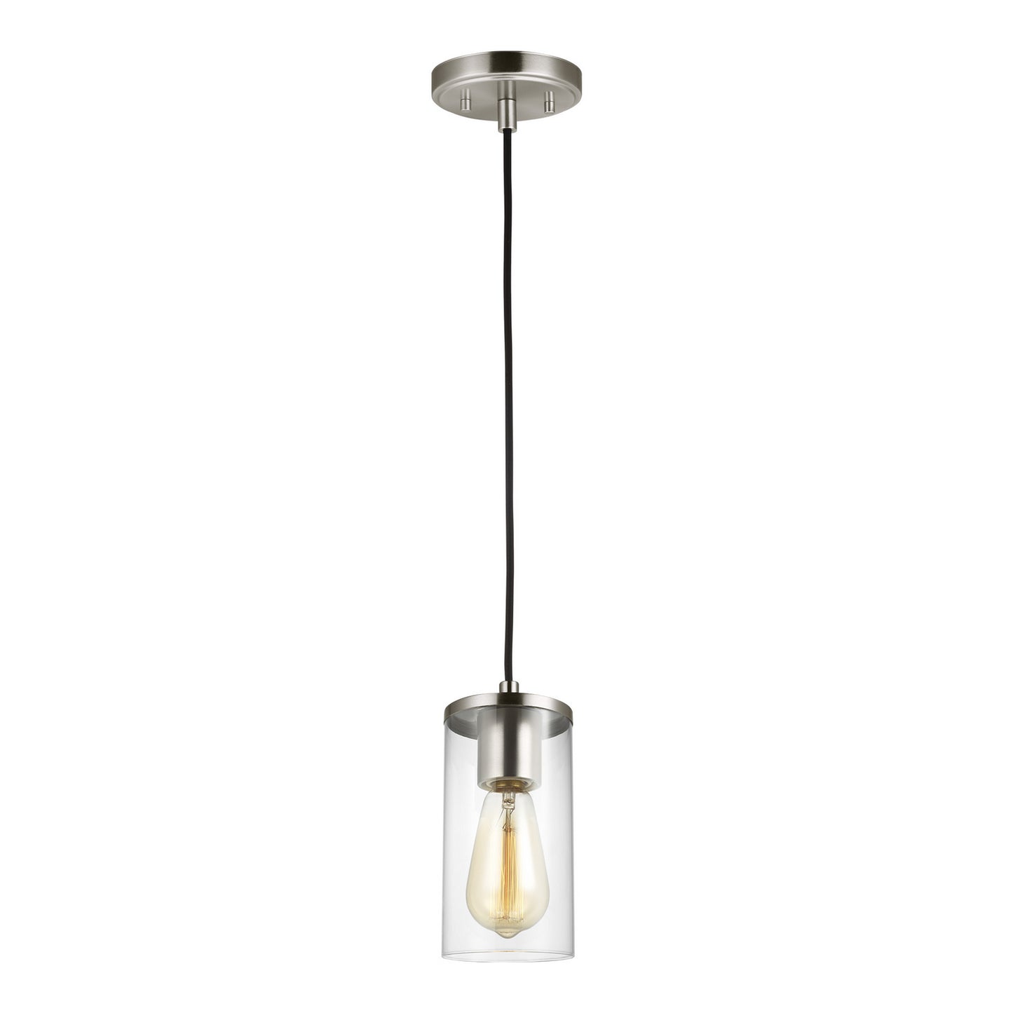 Zire One Light Mini-Pendant in Brushed Nickel