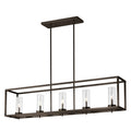 Zire Five Light Island Pendant in Brushed Oil Rubbed Bronze