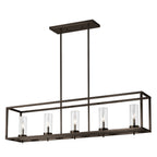 Zire Five Light Island Pendant in Brushed Oil Rubbed Bronze