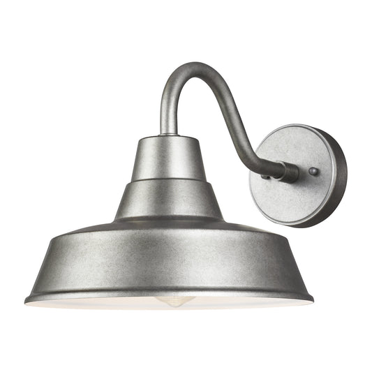 Barn Light One Light Outdoor Wall Lantern in Weathered Pewter
