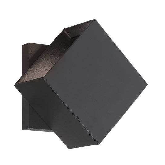 Revolve LED Outdoor Wall Sconce in Sand Coal Black