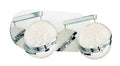 Silver Slice LED Bath in Chrome