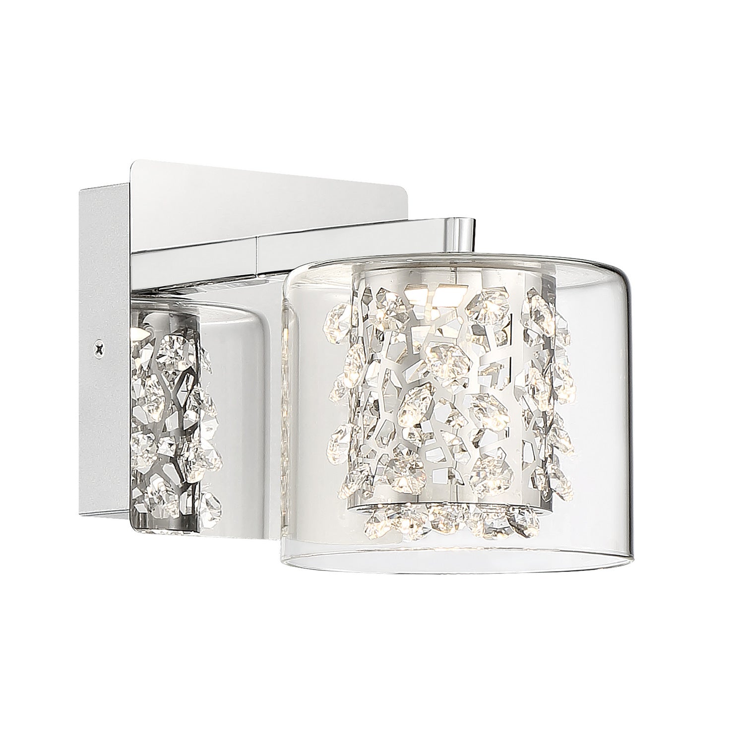 George Kovacs - P1471-077-L - LED Bath - Wild Gems - Chrome
