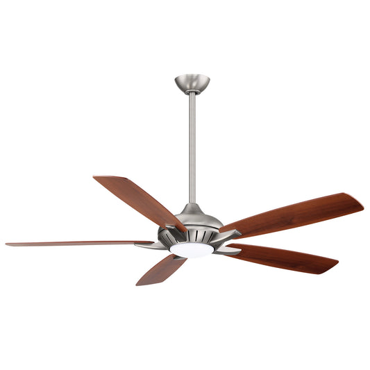 Dyno XL 60"Ceiling Fan in Brushed Nickel