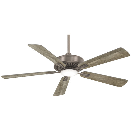Contractor LED 52"Ceiling Fan in Burnished Nickel