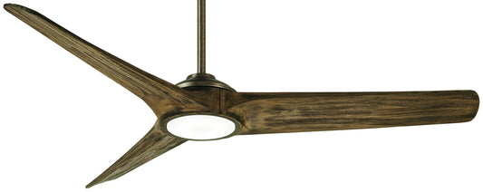 Timber 68"Ceiling Fan in Heirloom Bronze With Aged Boardwalk Blades