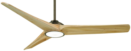 Timber 68"Ceiling Fan in Heirloom Bronze with Maple Blades