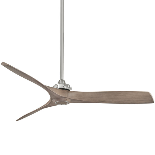 Aviation 60"Ceiling Fan in Brushed Nickel/Ash Maple