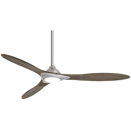Sleek 60"Ceiling Fan in Brushed Nickel
