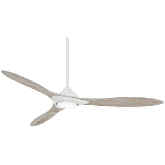 Sleek 60"Ceiling Fan in Flat White
