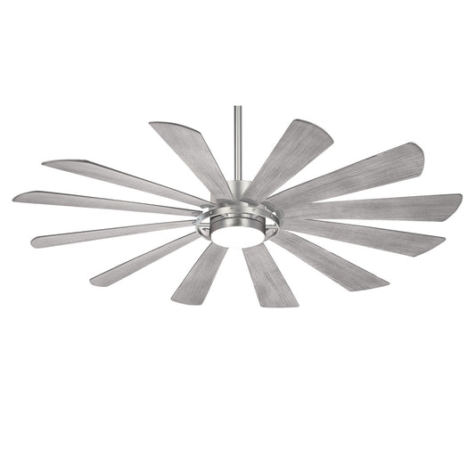 Windmolen 65" Ceiling Fan in Brushed Steel