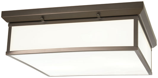 LED Flush Mount in Harvard Court Bronze
