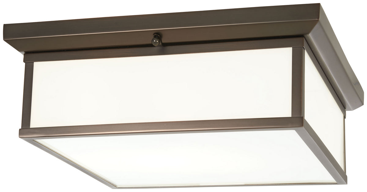 LED Flush Mount in Harvard Court Bronze