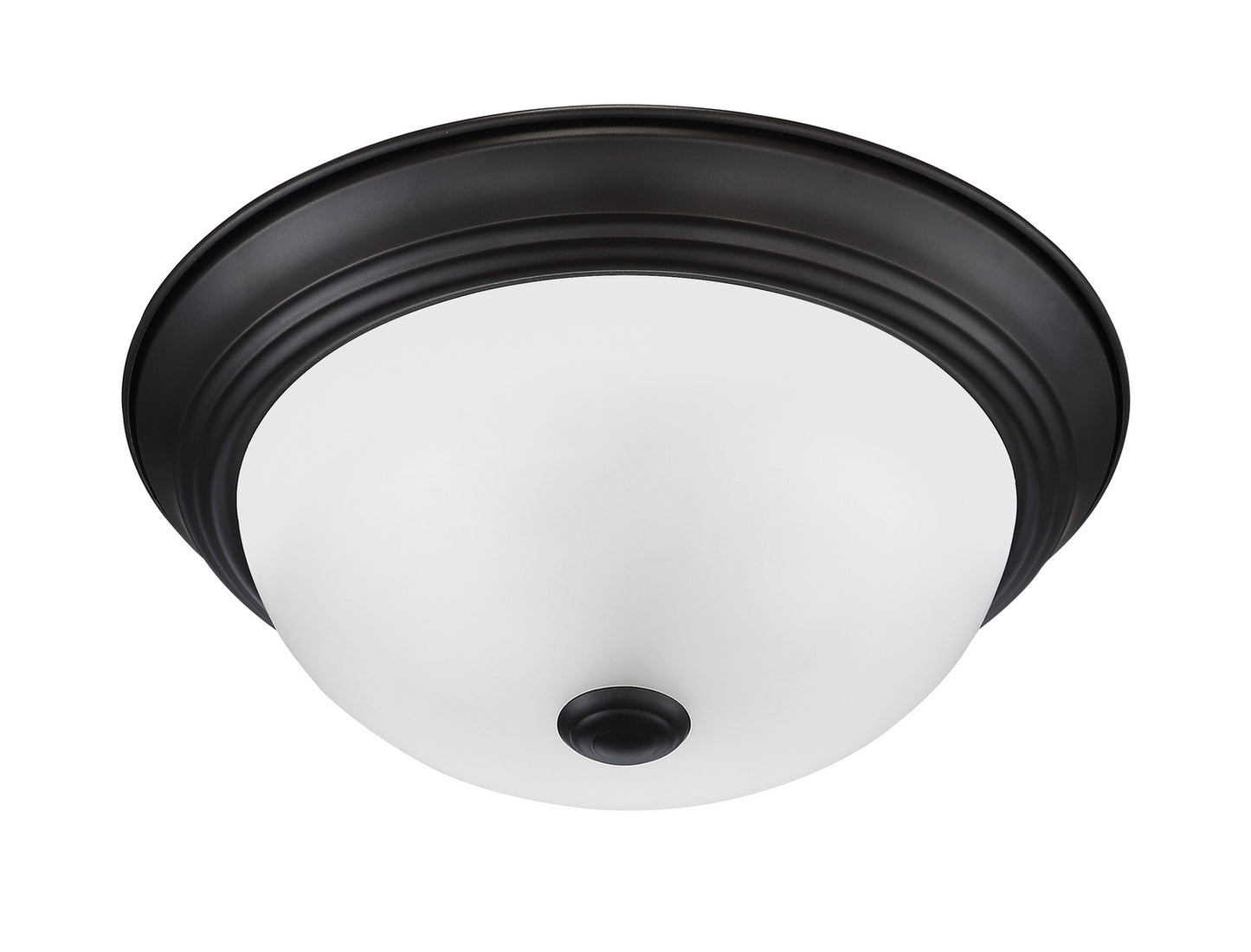 Decorative Flushmount Two Light Flushmount in Oil Rubbed Bronze